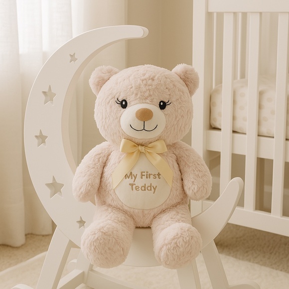My first Teddy Kelly Baby Teddy Bear – Soft Plush Toy with Embroidered Chest – C - Picture 4 of 6